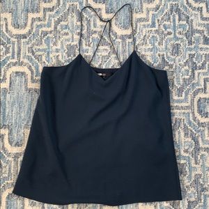 Tibi Navy Top